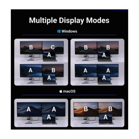 Priklopna postaja Ugreen 45379, 6-v-1, USB-C