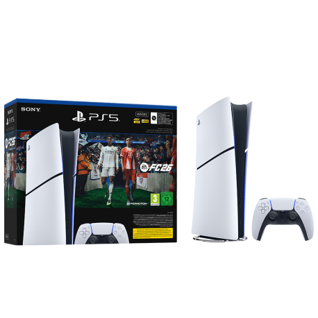 Igralna konzola PlayStation 5 Slim Digital, 825GB in igra FC26