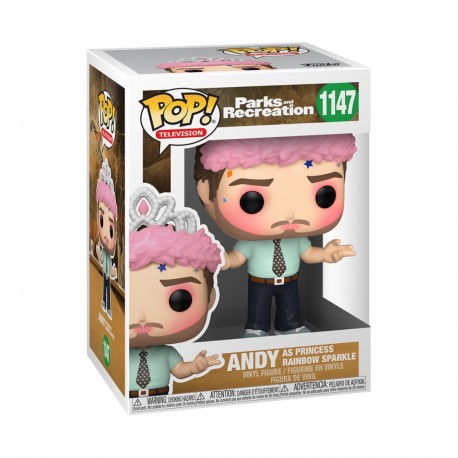 Figura FUNKO POP TV: PARKS & REC - ANDY AS PRINCESS RAINBOW SPARKLE