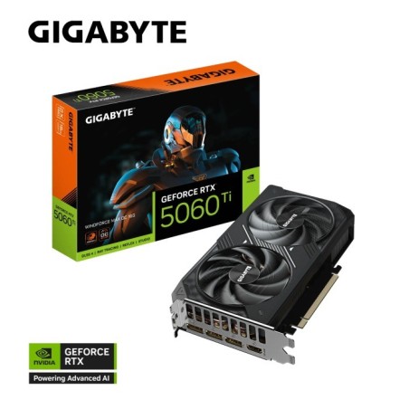 Grafična kartica GIGABYTE GeForce RTX 5060 Ti Windforce MAX OC 16GB