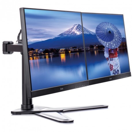 Namizni nosilec za 2 monitorja IIYAMA DS1002D-B1, do 30