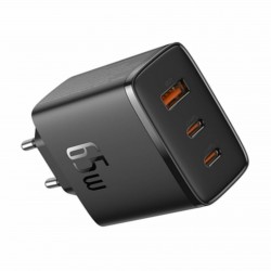 Baseus polnilec 65W USB 2xTipC TipA GaN5 CubePro črn P10152301113-00
