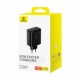 Baseus polnilec 65W USB 2xTipC TipA GaN5 CubePro črn P10152301113-00