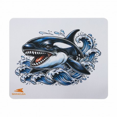 Podloga za miško BARACUDA ORCA, bela