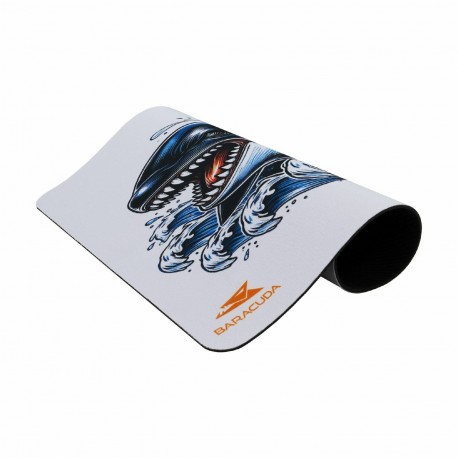 Podloga za miško BARACUDA ORCA, bela