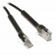 Mrežni kabel Ubiquiti Networks U-CABLE-PATCH-1M-RJ45-BK, Cat6, 1 m, črn