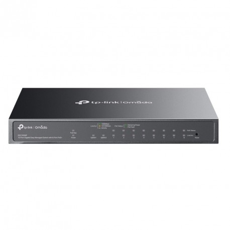 Stikalo (switch) TP-LINK Omada ES210GMP, 10-port, PoE+, SFP
