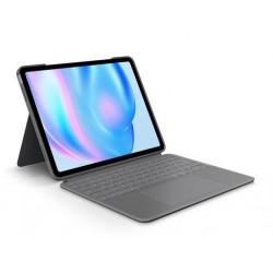 Ovitek s tipkovnico Logitech Combo Touch za iPad Air 11, M2, siv, Slo g.