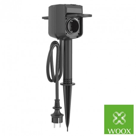 Pametna vtičnica WOOX R6079 Smart WiFi, dvojna