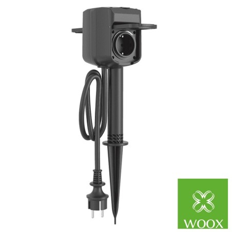 Pametna vtičnica WOOX R6079 Smart WiFi, dvojna