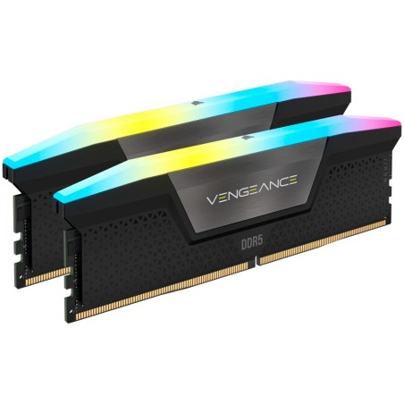 Pomnilnik DDR5 128GB(2x64GB) 6000MHz Corsair Vengeance RGB Black