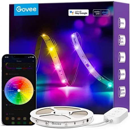 LED trak GOVEE RGBIC Basic Wi-Fi + Bluetooth, 5m