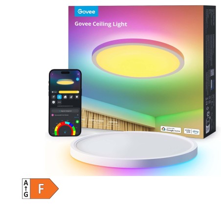 Pametna okrogla stropna svetilka GOVEE, RGBWW + RGBIC