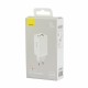 Polnilec Baseus CCGP120202, 65W, 2x USB-C, USB-A, ProQC, bel