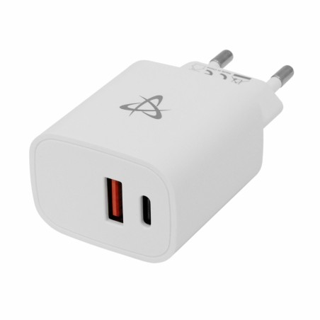 Polnilec SBOX HC-693, USB-A, USB-C, bel