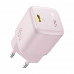 Polnilec Baseus PicoGo, 45W QC PD, USB-C, roza