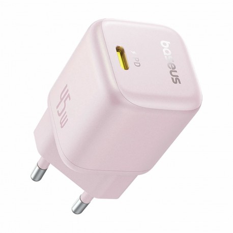 Polnilec Baseus PicoGo, 45W QC PD, USB-C, roza