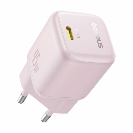 Polnilec Baseus PicoGo, 45W QC PD, USB-C, roza