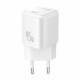 Polnilec Baseus PicoGo, 45W QC PD, USB-C, bel
