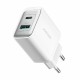 Polnilec Joyroom JR-TCF15, 30W QC PD, USB-C, USB-A, bel