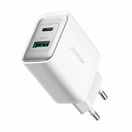 Polnilec Joyroom JR-TCF15, 30W QC PD, USB-C, USB-A, bel