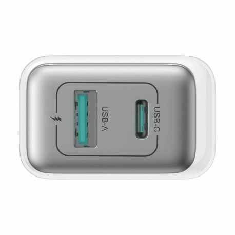 Polnilec Joyroom JR-TCF15, 30W QC PD, USB-C, USB-A, bel