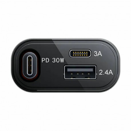 Avtomobilski polnilec Joyroom JR-CCL07, 45W PD QC, USB-A, USB-C, črn