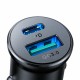 Avtomobilski polnilec Joyroom JR-CCN05, 30W PD QC, USB-A, USB-C, črn