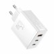 Polnilec Baseus CubePro, 65W 2x USB-C, USB-A, bel