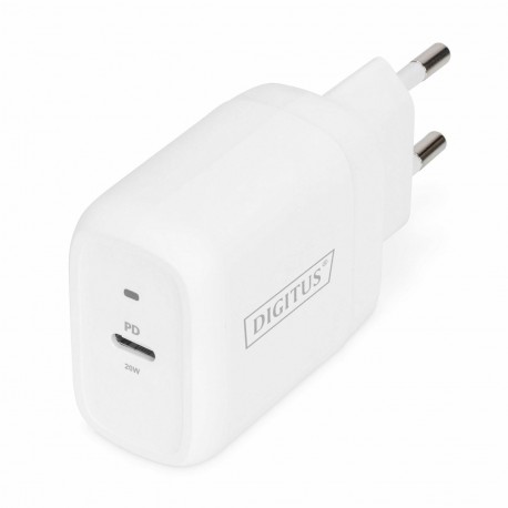 Polnilec Digitus DA-10196, 20W PD, USB-C, bel