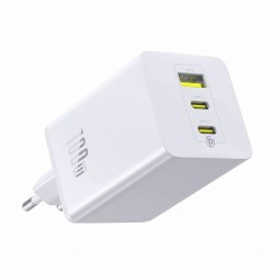 Polnilec Baseus EnerFill FE11, 100W, 2x USB-C, USB-A, bel
