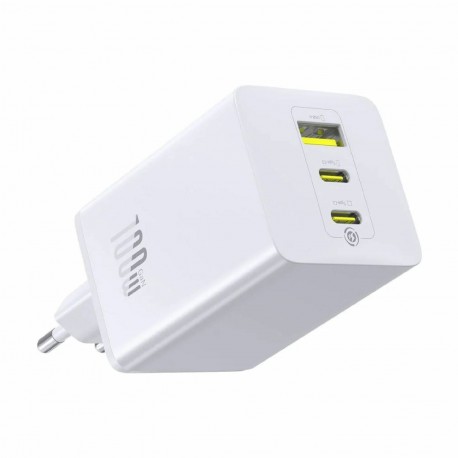Polnilec Baseus EnerFill FE11, 100W, 2x USB-C, USB-A, bel