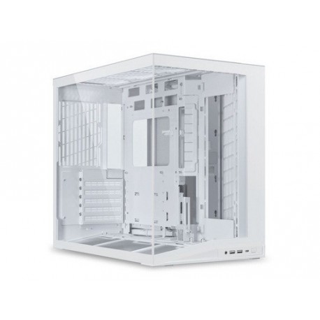Ohišje Lian Li O11 Dynamic Mini V2, ATX, Midi-Tower, kaljeno steklo, belo