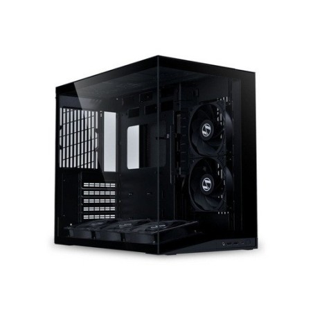 Ohišje Lian Li O11 Dynamic Mini V2 Flow, ATX, Midi-Tower, kaljeno steklo, črno