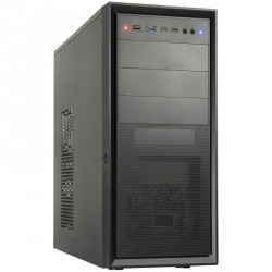 Ohišje Inter-Tech IT-8862 PLAID midi-ATX, črno