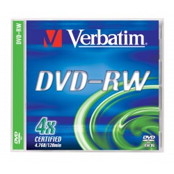 Mediji DVD-RW 4,7GB 4X Verbatim, JC-1 Datalifeplus (43285/43284)