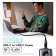 Polnilni kabel Ugreen Uno USB-C na USB-C, 100W, 1m