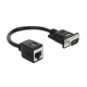 Adapter Delock DB09-RJ45, 20cm