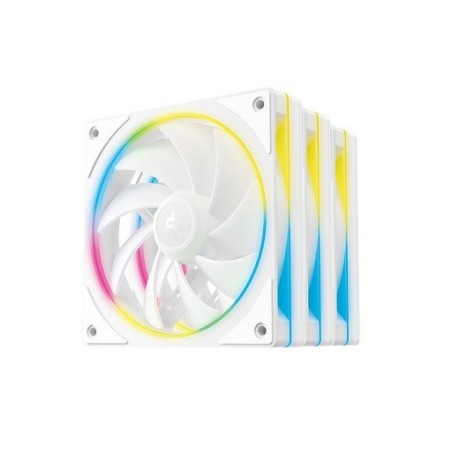 Ventilator za ohišje DeepCool FL12 SE 3-IN-1 ARGB, PWM, 120mm, 3-pack, bel