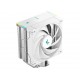 Hladilnik za procesor DeepCool AK400 DIGITAL SE WH, 120mm, ARGB, LCD, bel