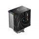 Hladilnik za procesor DeepCool AK500S DIGITAL SE, 120mm, ARGB, LCD, črn