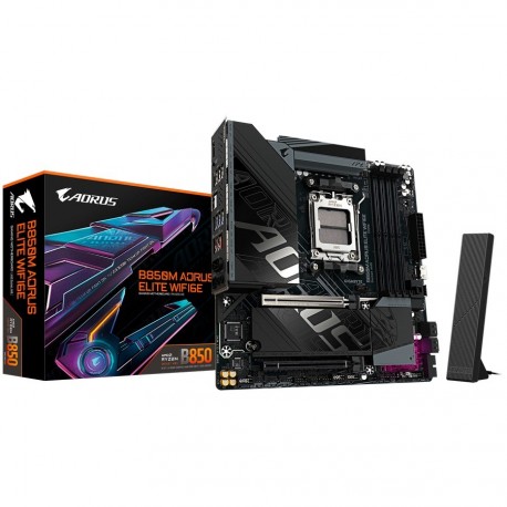 Matična plošča GIGABYTE B850M AORUS ELITE WIFI6E, AM5, DDR5, mATX