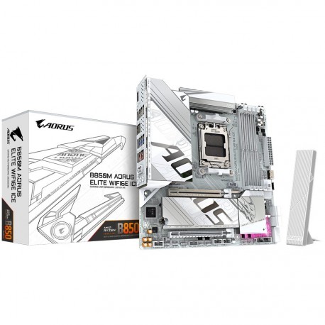 Matična plošča GIGABYTE B850M AORUS ELITE WIFI6E ICE, AM5, DDR5, mATX