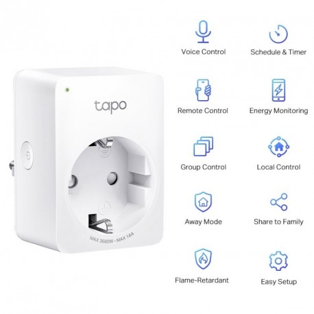 Pametna vtičnica TP-Link Tapo P110 Mini Smart, Wi-Fi