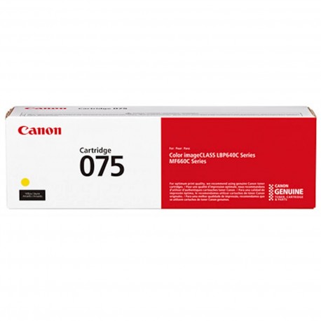 Toner Canon CRG-075Y, rumen