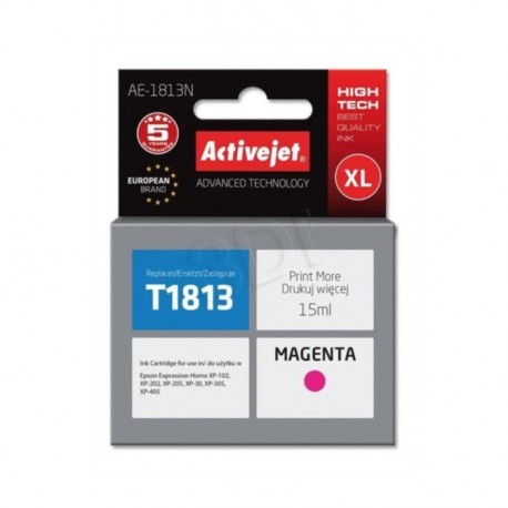 Toner ActiveJet AE-1813N (Epson T1813), magenta