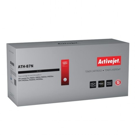 Toner ActiveJet ATH-87N (HP 87A CF287A), črn