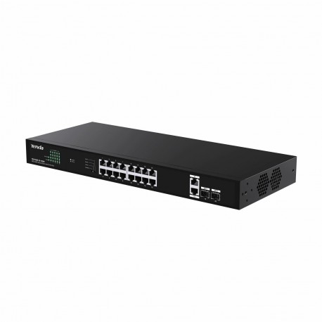 Stikalo (switch) Tenda TEG1120P-16-150W, 18-port, PoE, SFP