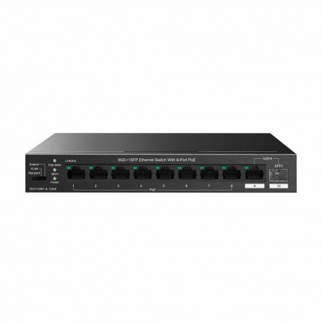Stikalo (switch) Tenda TEG1110PF-8-120W, 9-port, PoE, SFP