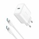 Polnilec Joyroom JR-TCF24, 30W, USB-C + bel kabel